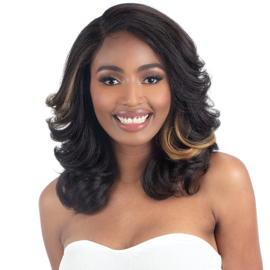 Shake N Go Snatched Glueless HD Lace Front Wig - ROLLER SET Alexwigs