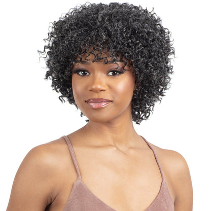 Shake N Go Golden Curl Wig GINA - 100% Human Hair Alexwigs