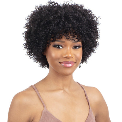 Shake N Go Golden Curl Wig GINA - 100% Human Hair Alexwigs