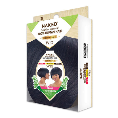 Shake N Go Naked 100% Human Hair Premium Full Wig - NOA Alexwigs