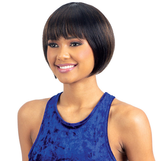 Shake N Go Naked Brazilian Natural 100% Natural Human Hair Full Wig - ZION Alexwigs