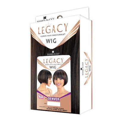 Shake N Go Legacy Human Hair Blend Full Wig - DENVER Alexwigs