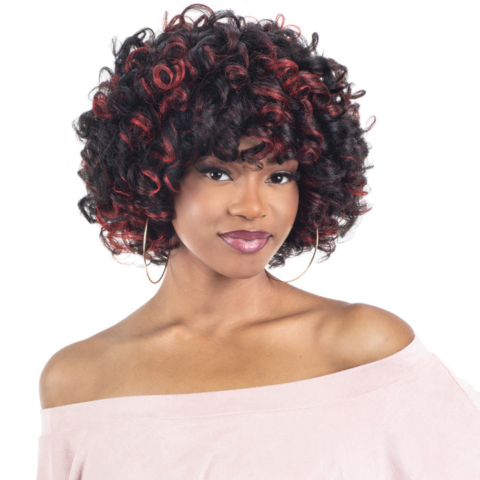 Shake N Go Natural Me Full Wig - FLEXI-ROD CURL Alexwigs