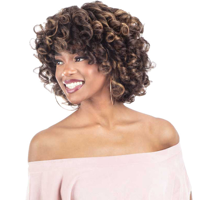 Shake N Go Natural Me Full Wig - FLEXI-ROD CURL Alexwigs