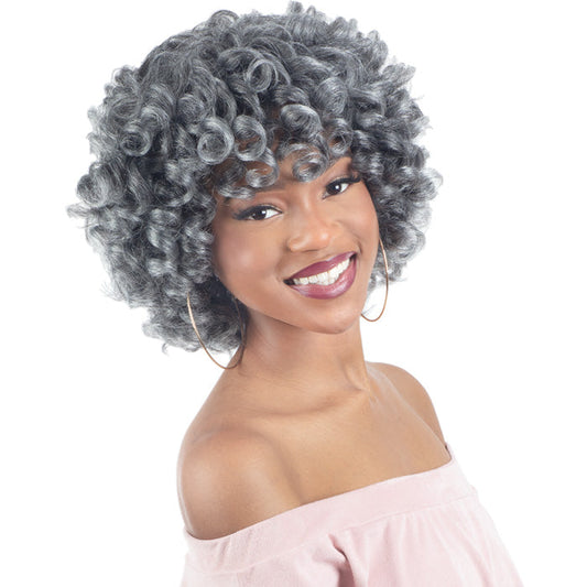 Shake N Go Natural Me Full Wig - FLEXI-ROD CURL Alexwigs