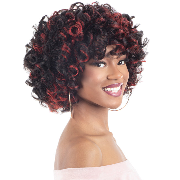 Shake N Go Natural Me Full Wig - FLEXI-ROD CURL Alexwigs