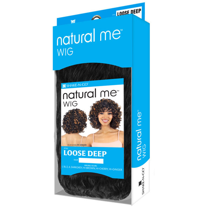 Shake N Go Natural Me Full Wig - LOOSE DEEP Alexwigs