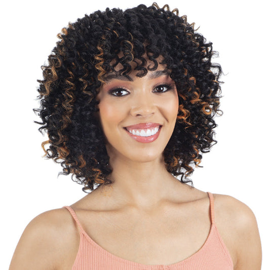 Shake N Go Natural Me Full Wig - WATER CURL Alexwigs