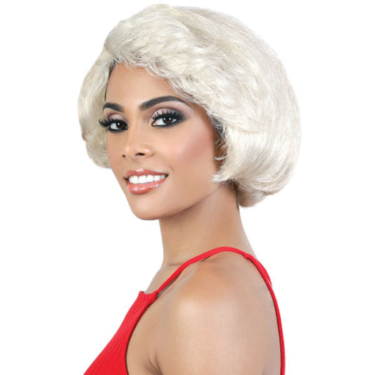 Motown Tress Synthetic Silver Gray Hair Collection Wig - S TAMARA Alexwigs