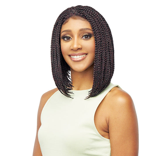 Vanessa Designer Lace Top Braid V-Line HD Lace Front Wig - TBV BOXY 16 Alexwigs