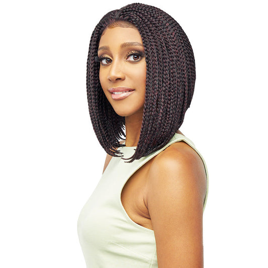 Vanessa Designer Lace Top Braid V-Line HD Lace Front Wig - TBV BOXY 16 Alexwigs