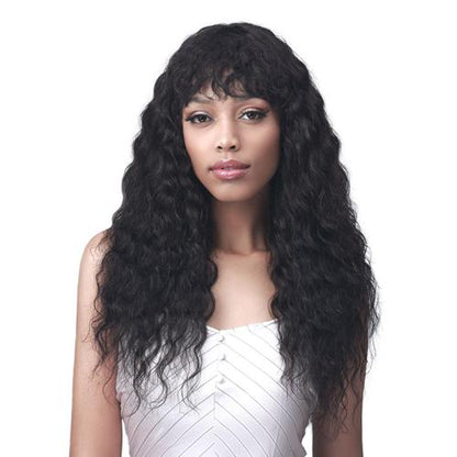Bobbi Boss 100% Unprocessed Human Hair Wet & Wavy Wig - MH1297 TONINA Alexwigs