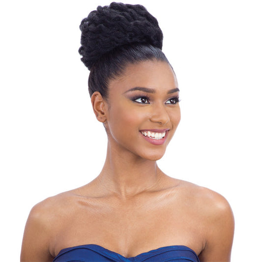 Freetress Synthetic BunTie Ponytail - TWIST CURL TIE Alexwigs