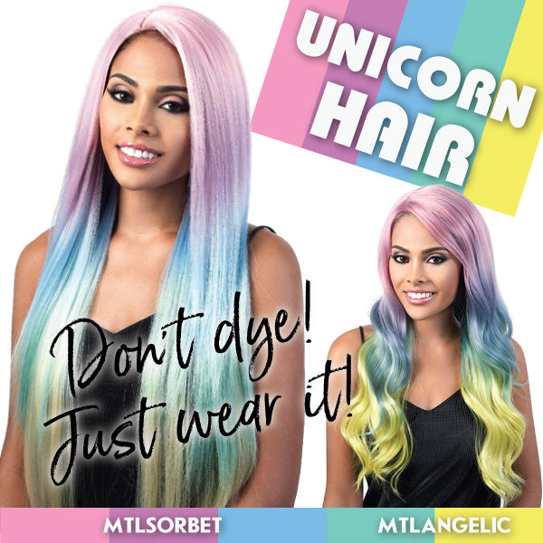 Motown Tress Unicorn Hair Lace Front Wig - L.SORBET Alexwigs