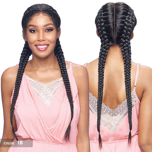 Vanessa Designer Lace Tops Braid Deep Lace Front Wig - TBD APACHE Alexwigs