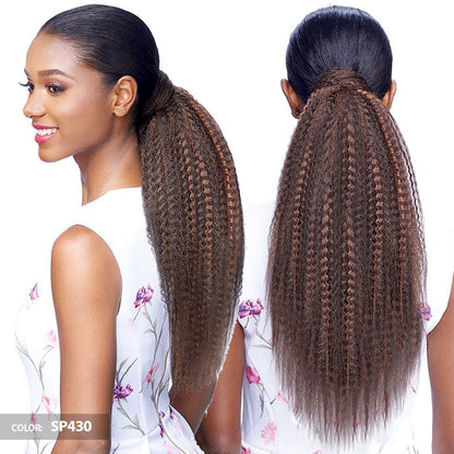 Vanessa Drawstring With Bundle Wrap Express Curl Ponytail - STB CRINKLE Alexwigs