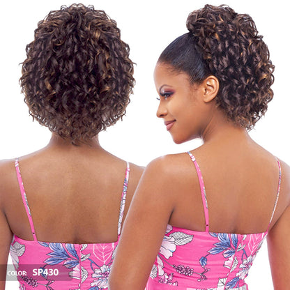 Vanessa Drawstring Ponytail With Bundle Wrap Express Curl - STB DELOW Alexwigs