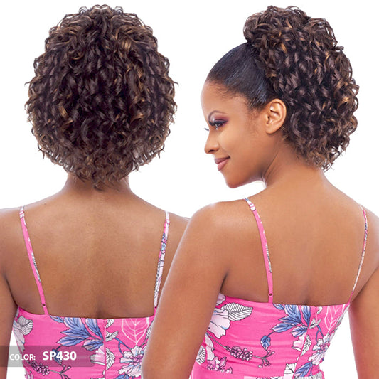 Vanessa Drawstring Ponytail With Bundle Wrap Express Curl - STB DELOW Alexwigs