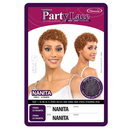 Vanessa Party Lace Deep J-Part Lace Front Wig - DJ NANITA Alexwigs