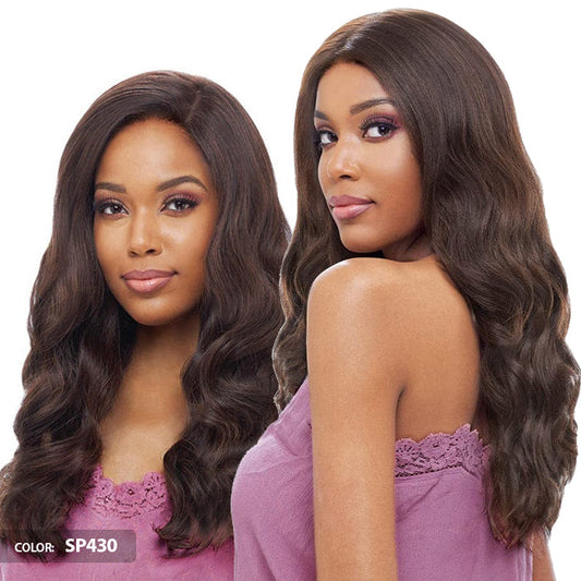 Vanessa Honey-88 Brazilian Human Hair Blend Whole Lace All Hand-Tied Wig - T88HB DUBLIN Alexwigs