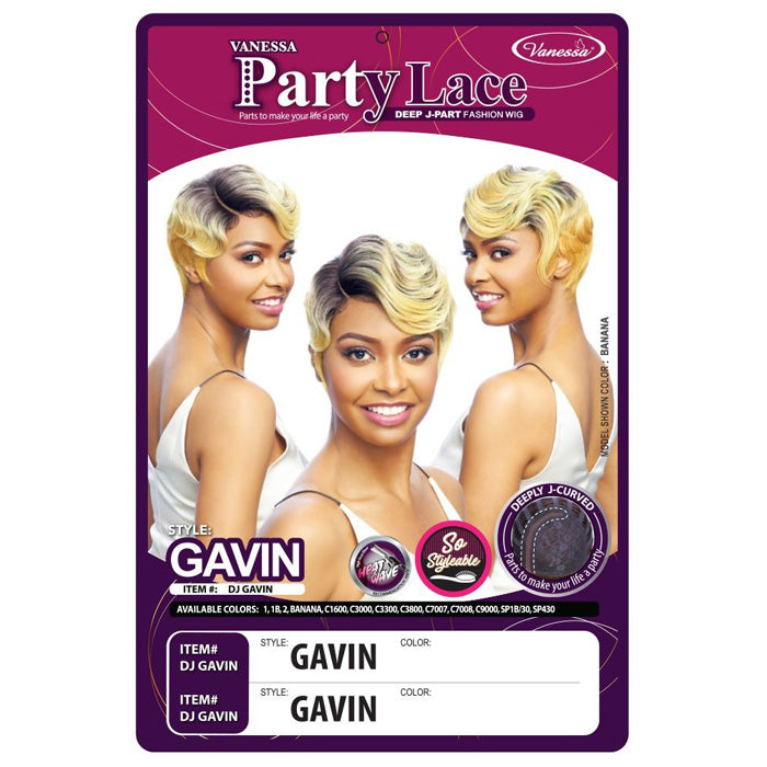 Vanessa Party Lace Deep J-Part Fashion Wig - DJ GAVIN Alexwigs