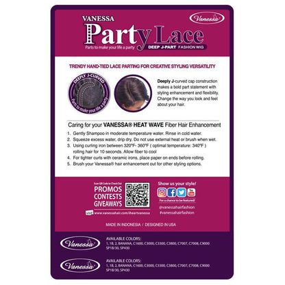 Vanessa Party Lace Deep J-Part Fashion Wig - DJ GAVIN Alexwigs