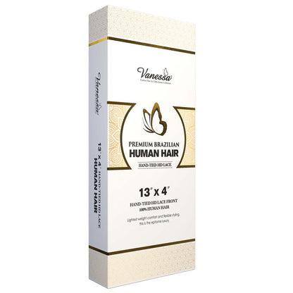 Vanessa Premium Brazilian Glueless Human Hair 13x4 HD Lace Front Wig - H134 TEMMA - 100% Hand-Tied Alexwigs
