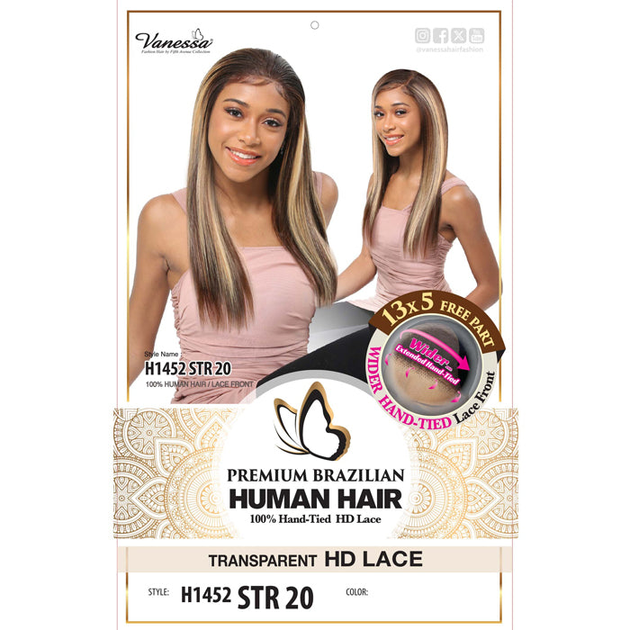 Vanessa Premium Brazilian Human Hair Glueless 13x5 HD Lace Front Wig - STR 20 Alexwigs