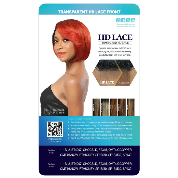 Vanessa Tops J-Part HD Lace Wig - KORA Alexwigs