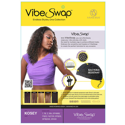 Vanessa Vibe Swap Half Wig - KOSEY