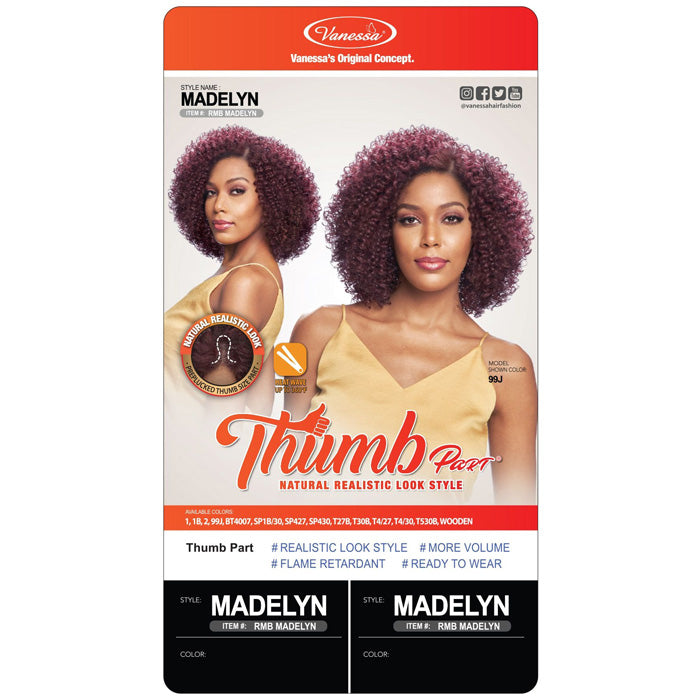 Vanessa Thumb Part Wig - RMB MADELYN Alexwigs