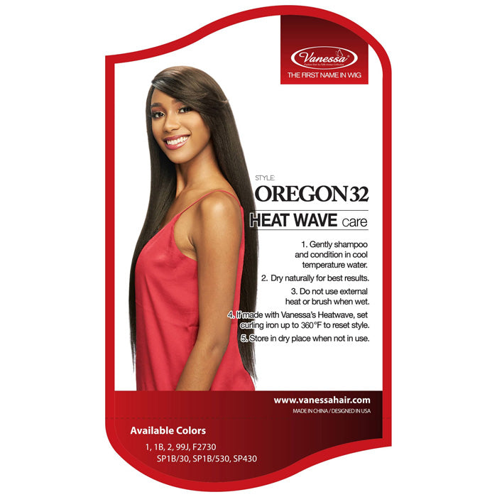 Vanessa Straight & Natural Fashion Wig - OREGON 32 Alexwigs