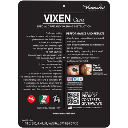 Vanessa Vixen Human Hair Wig - HH PIXIE