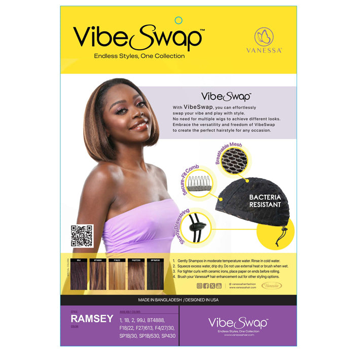 Vanessa Vibe Swap Half Wig - RAMSEY