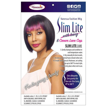 Vanessa Slim Lite with Bang Crown Lace Cap Wig - SLB FOUR Alexwigs