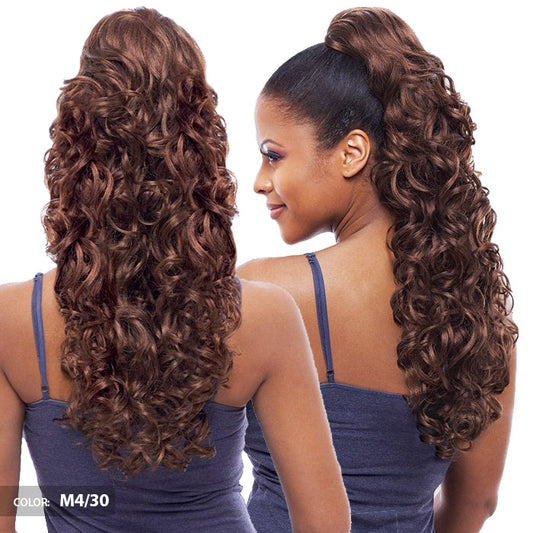 Vanessa Drawstring Ponytail With Bundle Wrap Express Curl - STB BILOW Alexwigs