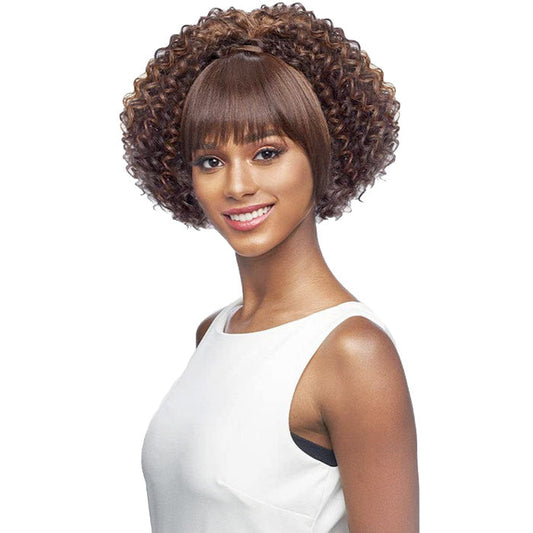 Vanessa Snap Bang & Pony Bundle Removable Bang Wrap Ponytail - STBB TINA Alexwigs