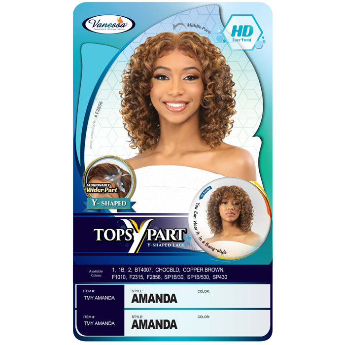 Vanessa Tops Y-Part HD Lace Front Wig - AMANDA Alexwigs
