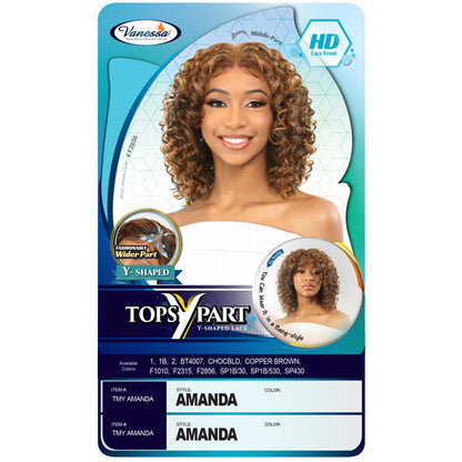 Vanessa Tops Y-Part HD Lace Front Wig - AMANDA Alexwigs