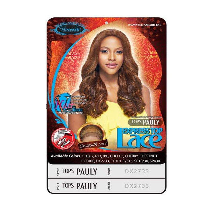 Vanessa Fiber Blend Express Top Swissilk Lace Front - TOPS PAULY Alexwigs