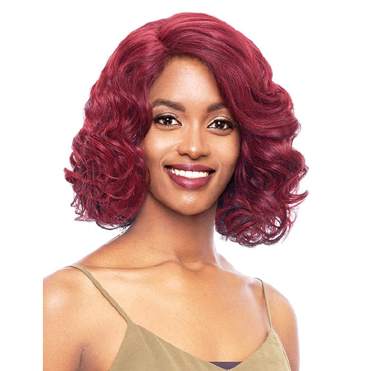 Vanessa Honey-C Brazilian Human Hair Blend Swissilk Lace Front C - Side Part Wig TCHB TYLA Alexwigs