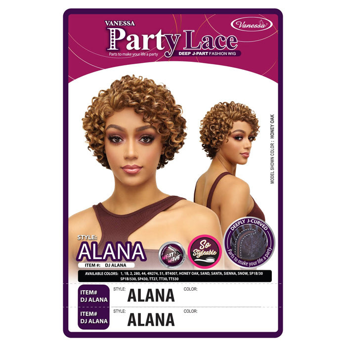 Vanessa Party Lace Deep J Part Wig - DJ ALANA Alexwigs