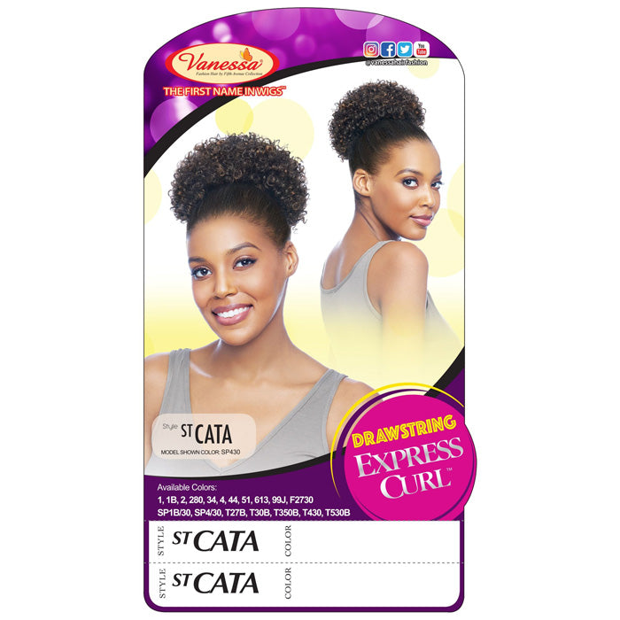 Vanessa Drawstring Express Curl Ponytail - ST CATA Alexwigs