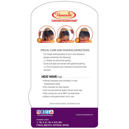 Vanessa Drawstring With Bundle Wrap Express Curl Ponytail - STB COGIC Alexwigs