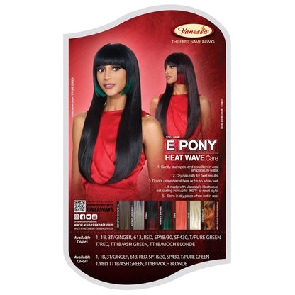 Vanessa Fashion Full Wig - E PONY Alexwigs