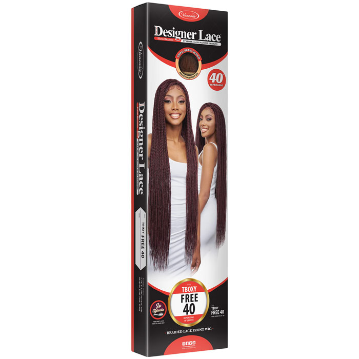 Vanessa Designer Lace Braided Lace Front Wig - TBOXY FREE 40 Alexwigs