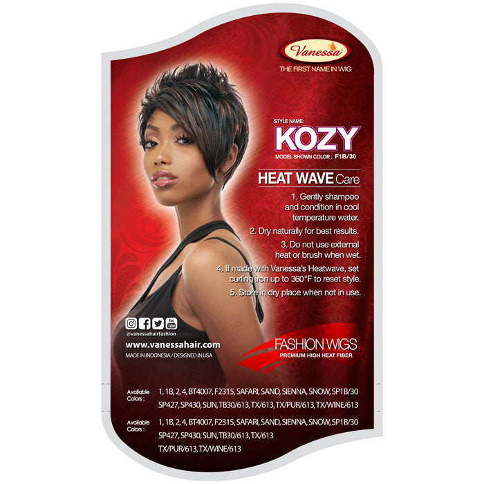 Vanessa Fashion Full Wig - KOZY Alexwigs