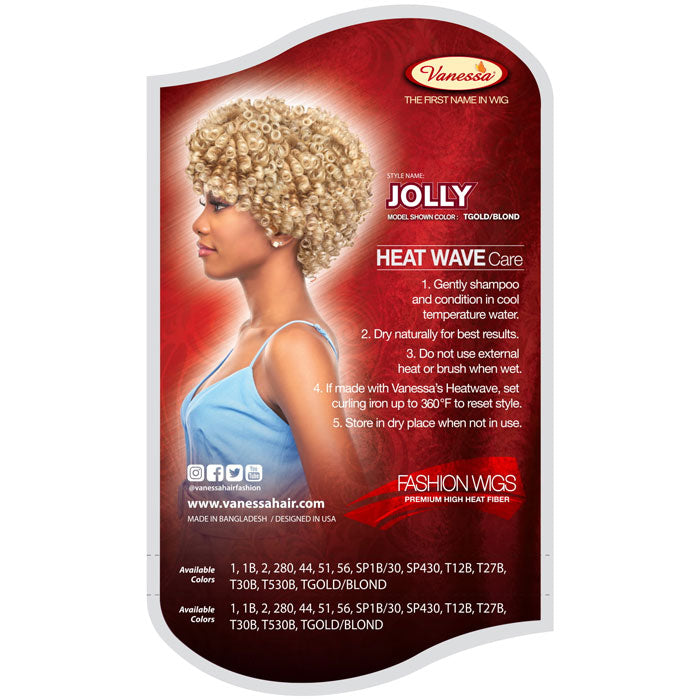 Vanessa Fashion Full Wig - JOLLY Alexwigs