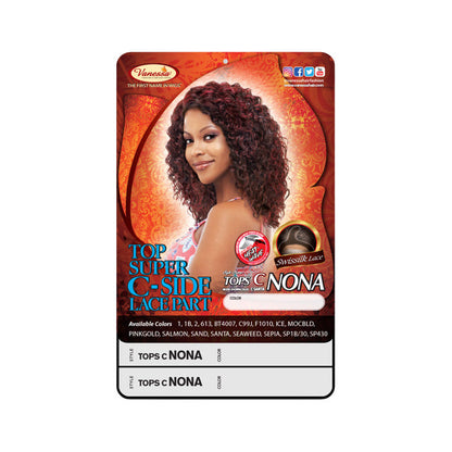 Vanessa Top Super C-Side Swissilk Lace Front Part Wig - TOPS C NONA Alexwigs