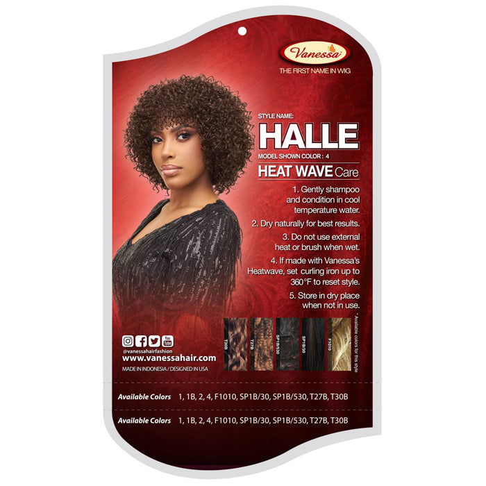 Vanessa Fashion Full Wig - HALLE Alexwigs